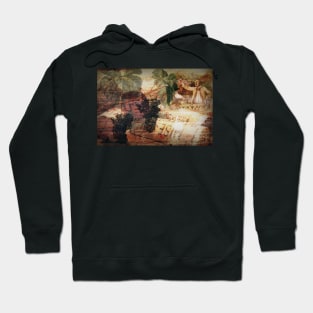 Old World Red Wine Grapes Hoodie